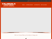 Tablet Screenshot of calagualaunlugar.com.ar
